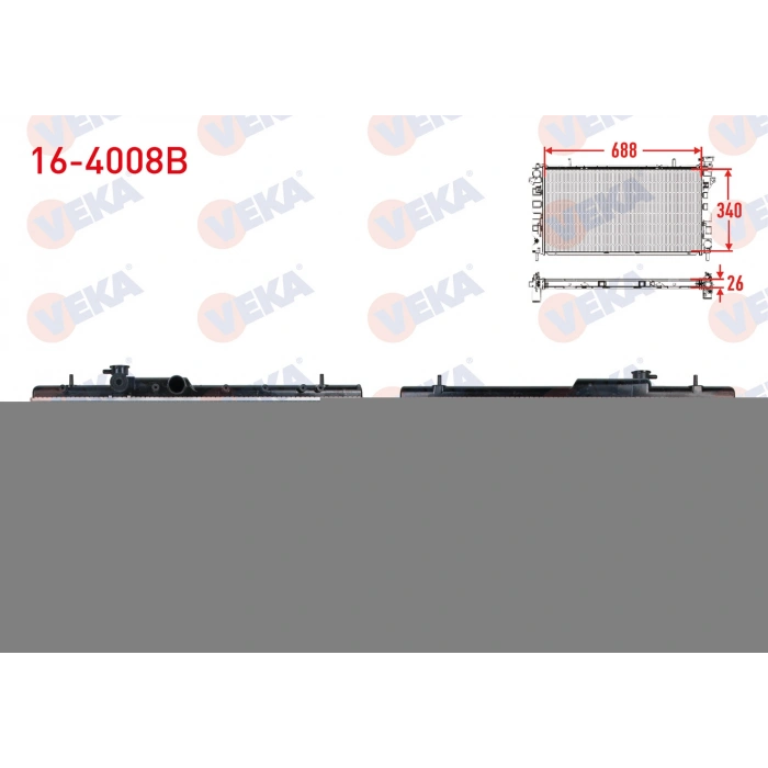 SU RADYATORU BRAZING SUBARU IMPREZA (GD,GG) 1.5i - 1.6i - 2.0i A-T AWD 2000-2007/ LEGACY III (BE,BH) 2.0i - 2.5i A-T AWD 1998-2003/ OUTBACK (BE, BH) 2.5 A-T AWD 1998-2003