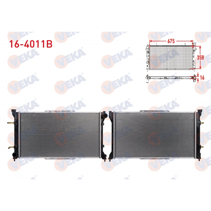 SU RADYATORU BRAZING SUBARU LEGACY 1.8i - 2.0i - 2.2i A-T 1994-1999