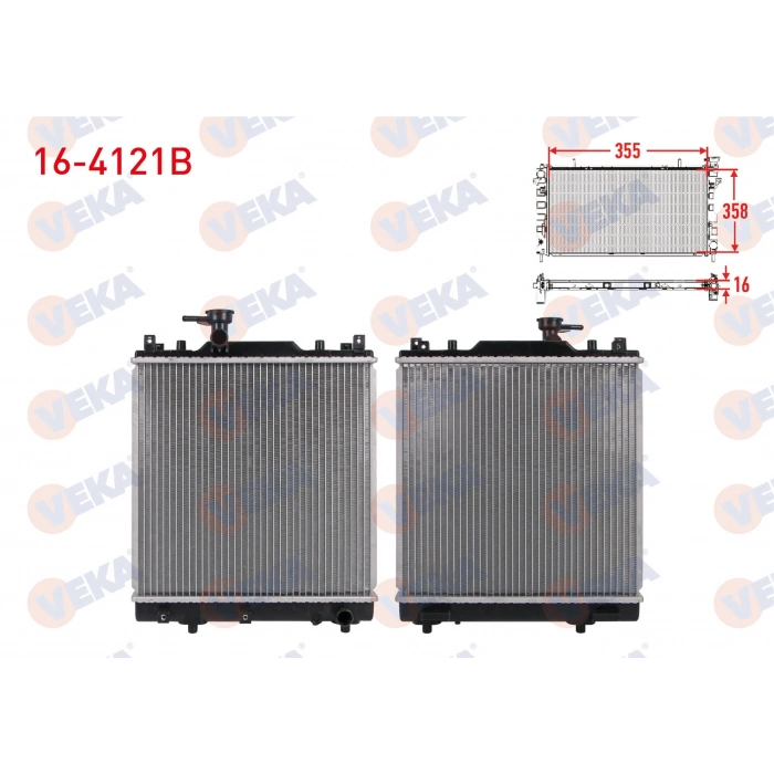 SU RADYATORU BRAZING SUZUKI ALTO IV (FF) 1.1 M-T 2002-2008