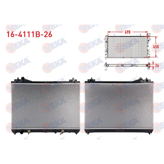 SU RADYATORU BRAZING SUZUKI GRAND VITARA II (JT) 2.0i A-T 2005-