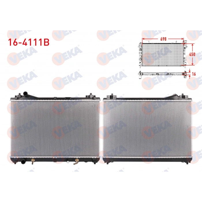 SU RADYATORU BRAZING SUZUKI GRAND VITARA II (JT) 2.0i A-T 2005-