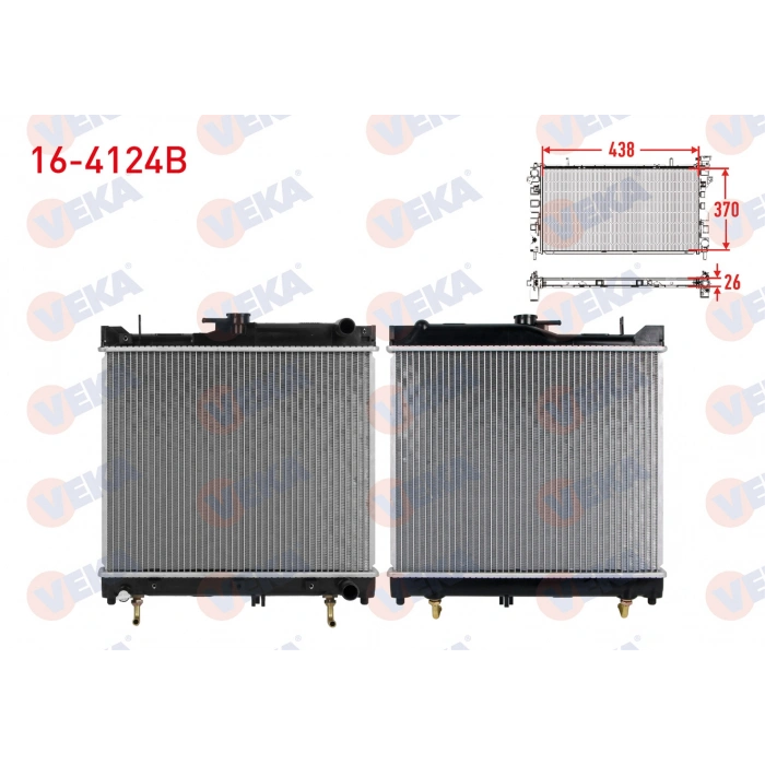 SU RADYATORU BRAZING SUZUKI JIMNY (FJ) 1.3i 16v 1998-