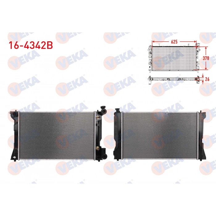 SU RADYATORU BRAZING TOYOTA AVENSIS (T25) 2.0 A-T AC+/- 2003-2008