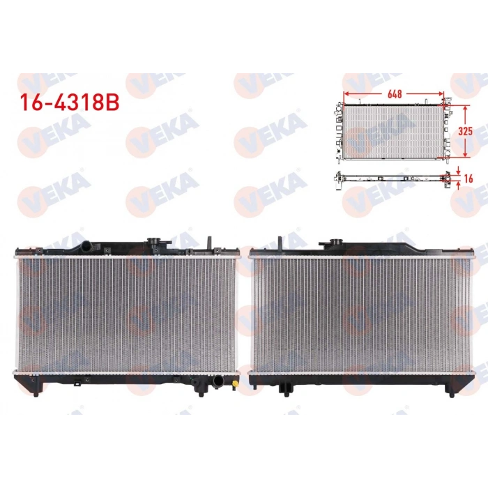 SU RADYATORU BRAZING TOYOTA CARINA E (ST191) 2.0i M-T 1992-1997
