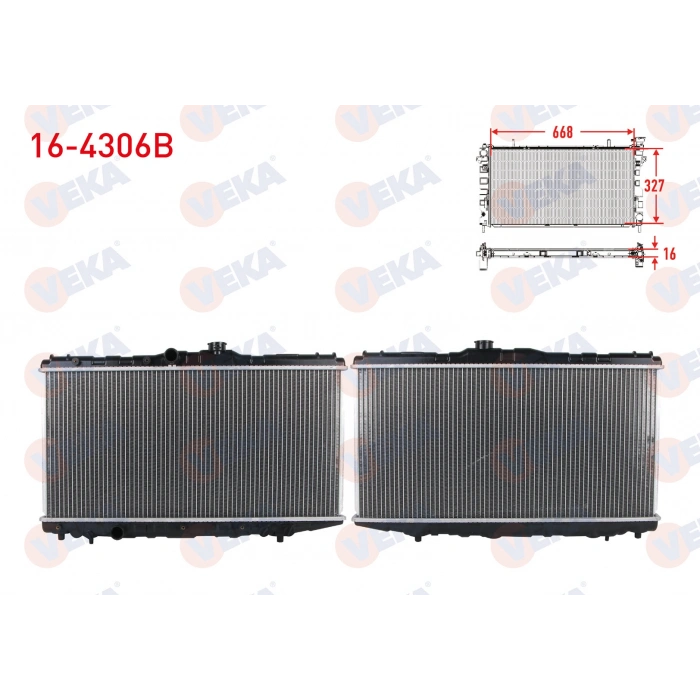 SU RADYATORU BRAZING TOYOTA COROLLA (_E9_) 1.3i AE92 M-T 1987-1993