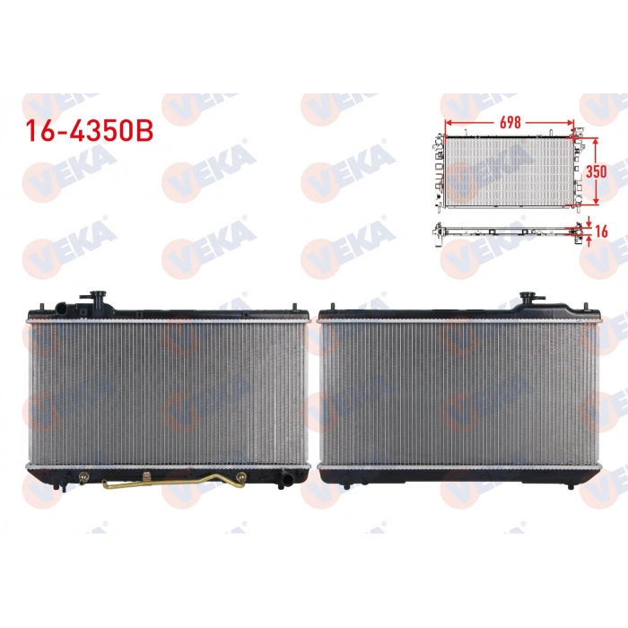 SU RADYATORU BRAZING TOYOTA RAV4 I (SXA1_) 2.0 A-T 1994-2000