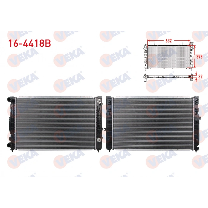 SU RADYATORU BRAZING VOLKSWAGEN PASSAT (3B2)1.6i A-T 1996-2000
