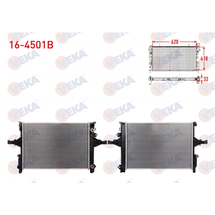 SU RADYATORU BRAZING VOLVO S60 I 2.0 T A-T 2000-2010