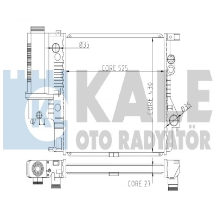 SU RADYATÖRÜ E39 M52 96-99