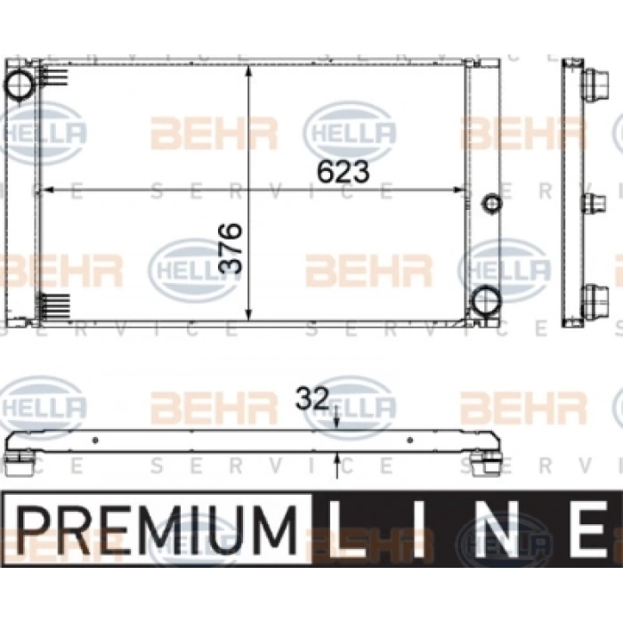 SU RADYATÖRÜ E60-61-65-66 N57N-N67 03-10