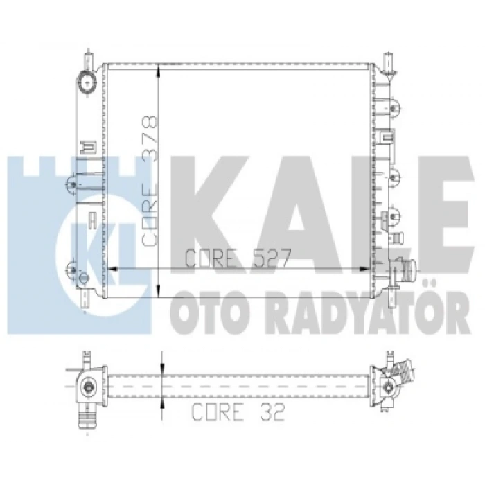 SU RADYATÖRÜ ESCORT CLX 1,6-1,8 ZETEC 94-99