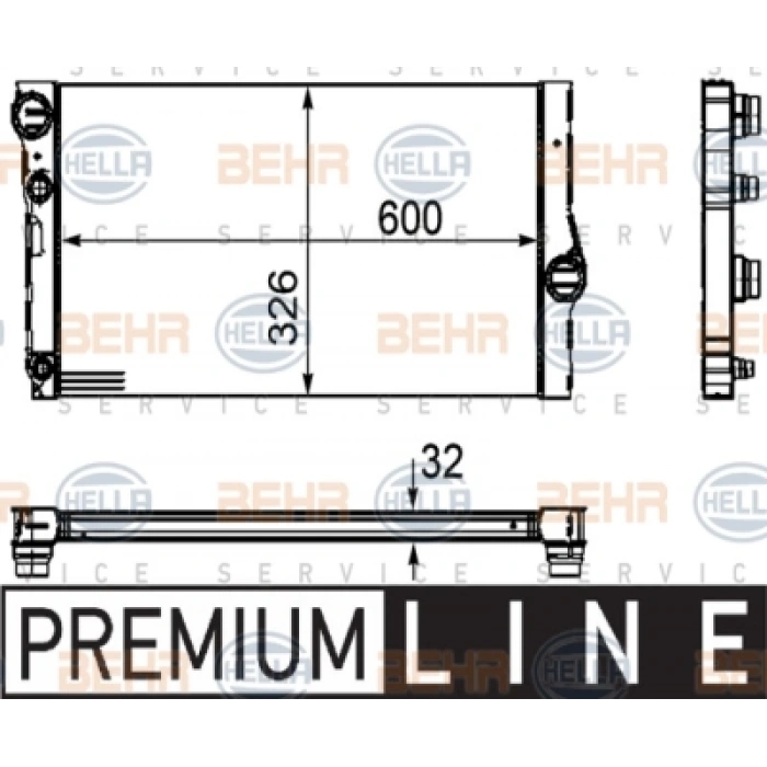 SU RADYATÖRÜ F06-F07-F10-F11-F12-F13-F01-F02 N47N-B47-N57 10-17