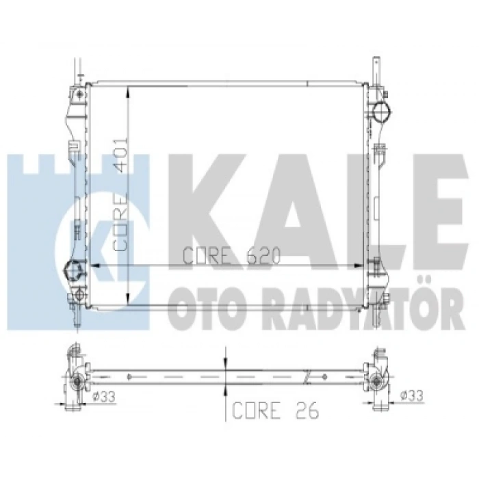 SU RADYATÖRÜ KLIMASIZ BRAZING TRANSIT V-184 2,4 D 01-06