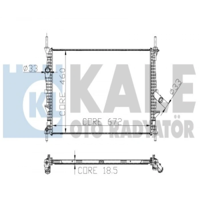 SU RADYATÖRÜ KLIMASIZ BRAZING TRANSIT V-347 2.4/2.2 D 06-14