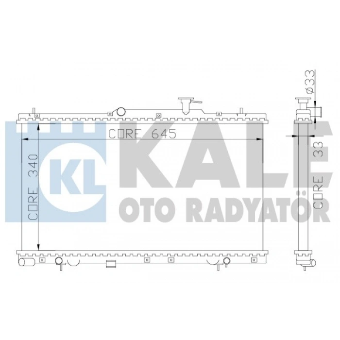 SU RADYATÖRÜ M/T 335x638x16 ACCENT MIL/ACCENT ADM 1,3-1,5-1,6 BENZIN 2000-2005