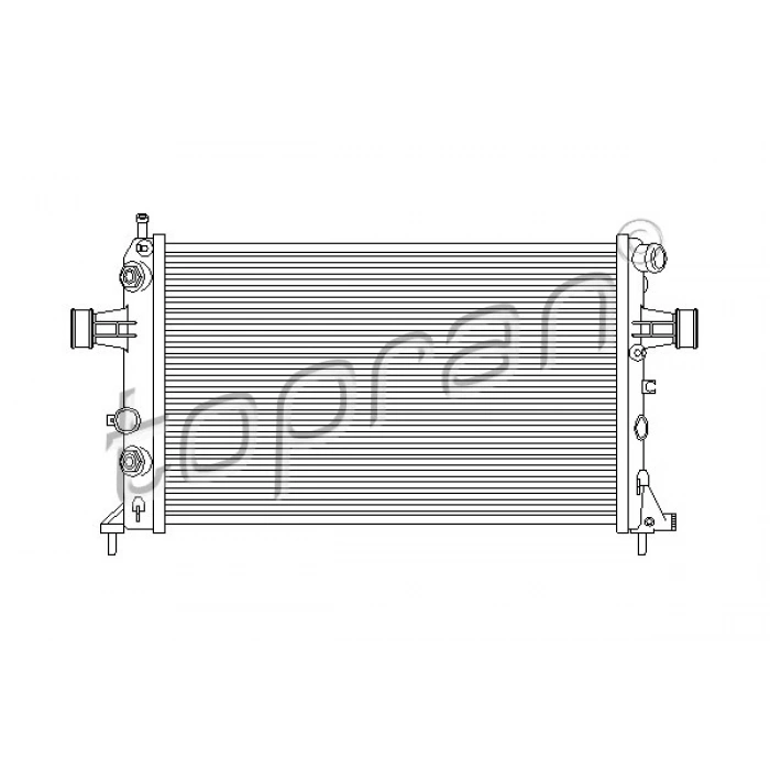 SU RADYATORU MEKANIK AT 600X378X23 OPEL ASTRA G 1.6 98 >
