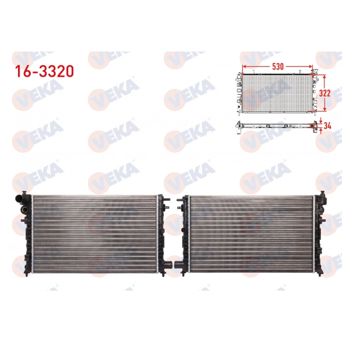 SU RADYATORU MEKANIK CITROEN SAXO 1.5 D M-T 1996-2004