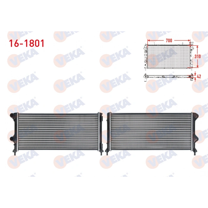 SU RADYATORU MEKANIK FIAT DOBLO (119,223) 1.3 MJT M-T 2001-2010