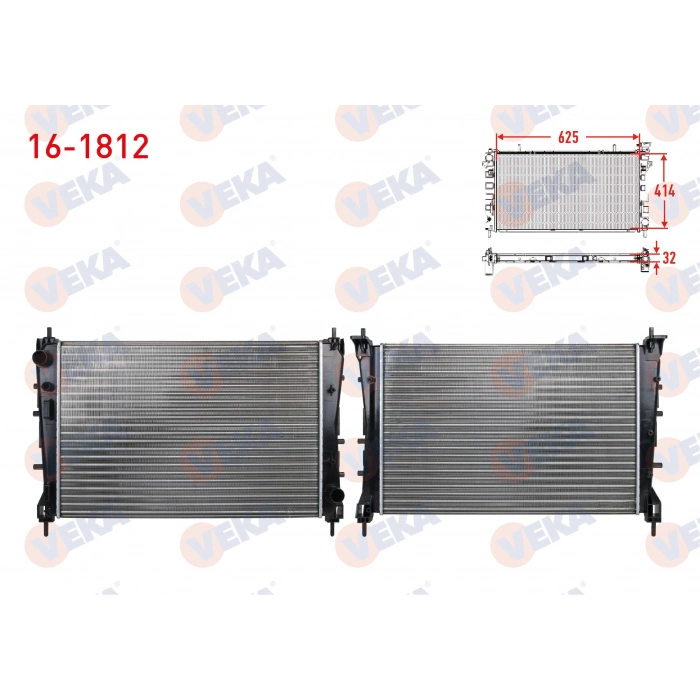 SU RADYATORU MEKANIK FIAT LINEA (323) 1.3 MJT 90 HP M-T 2007-