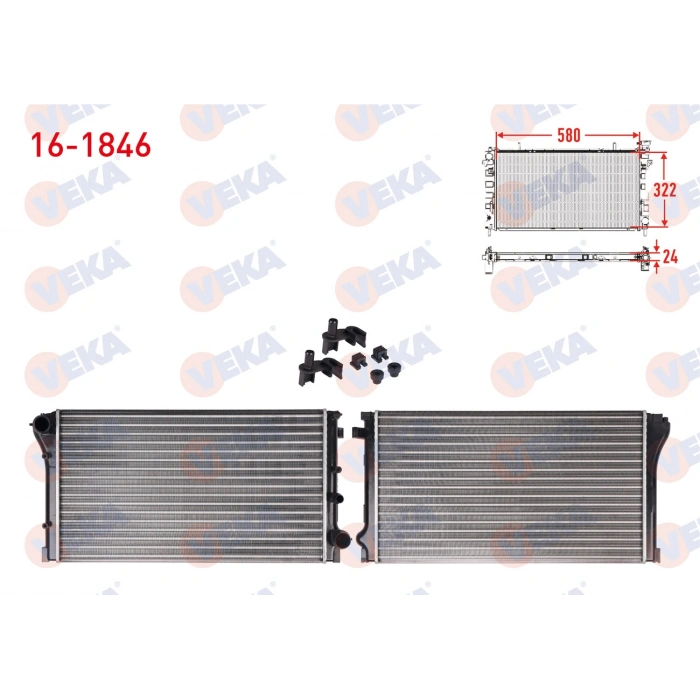 SU RADYATORU MEKANIK FIAT PANDA (169) 1.2 M-T 2003-2012