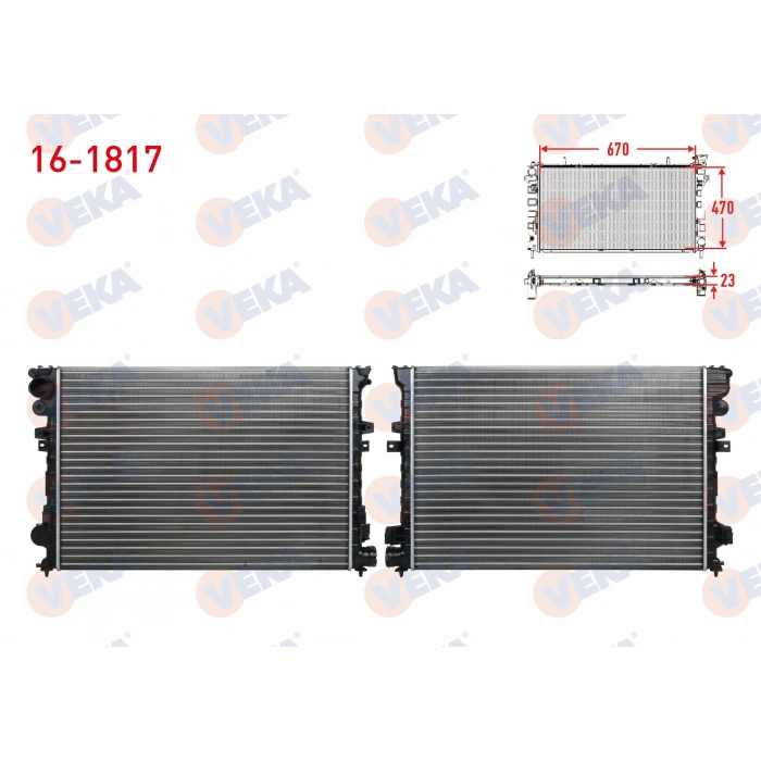 SU RADYATORU MEKANIK FIAT SCUDO (220P) 1.9 TD M-T 1996-2006