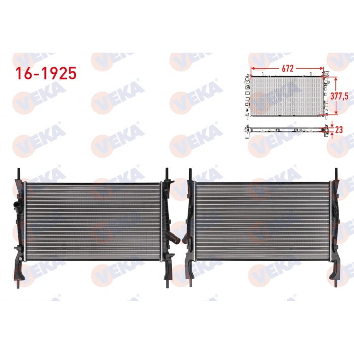 SU RADYATORU MEKANIK FORD TRANSIT (V347) (KISA SASE) 2.2 TDCI M-T AC- 2006-2009