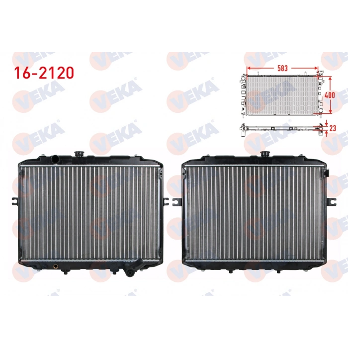 SU RADYATORU MEKANIK HYUNDAI H100 (KAMYONET) 2.5 D M-T ESKI MODEL 1993-2004