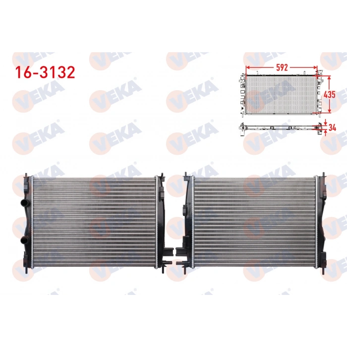 SU RADYATORU MEKANIK NISSAN QASHQAI (J10) 1.5 DCI M-T 2007-2014
