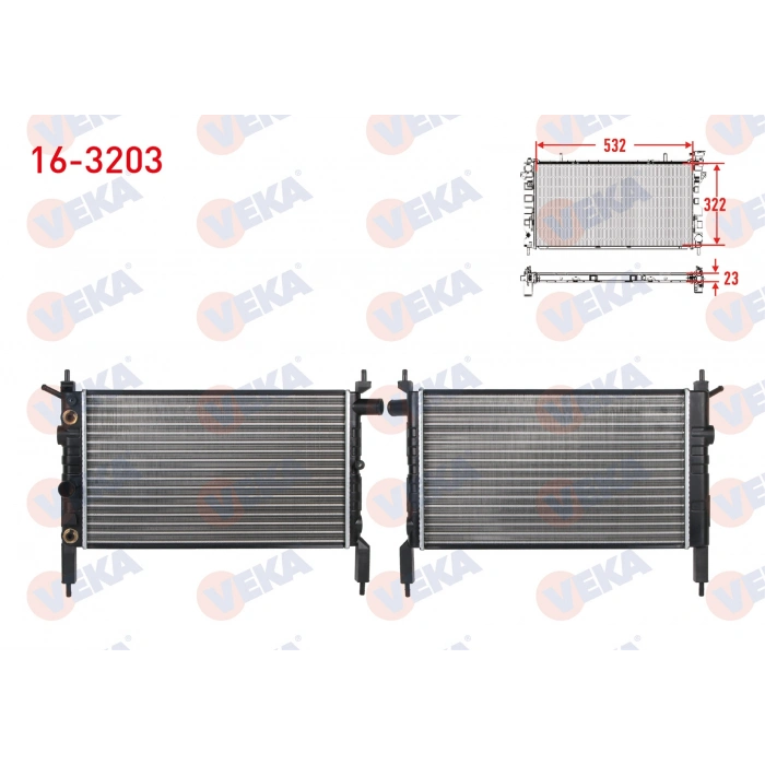 SU RADYATORU MEKANIK OPEL ASTRA F 1.4i A-T 1991-1998