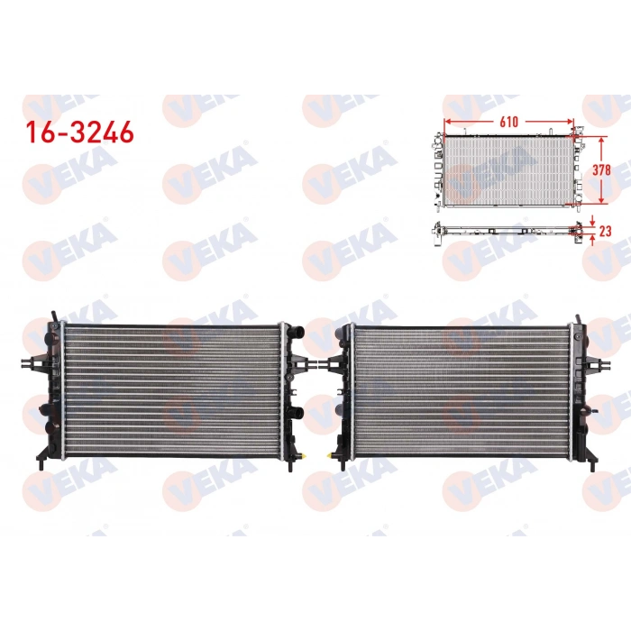 SU RADYATORU MEKANIK OPEL ASTRA G (F69) 1.2 16v M-T AC+ 1998-2005