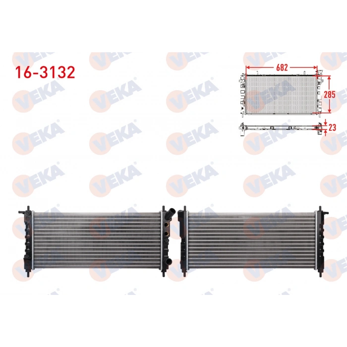 SU RADYATORU MEKANIK OPEL CORSA B 1.0i 12v M-T 1993-2000