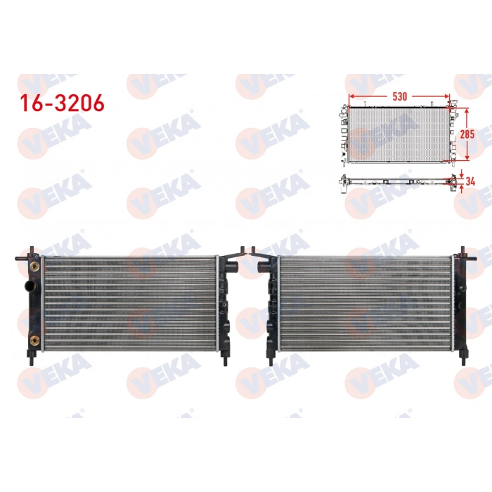SU RADYATORU MEKANIK OPEL CORSA B 1.2i A-T 1993-2000