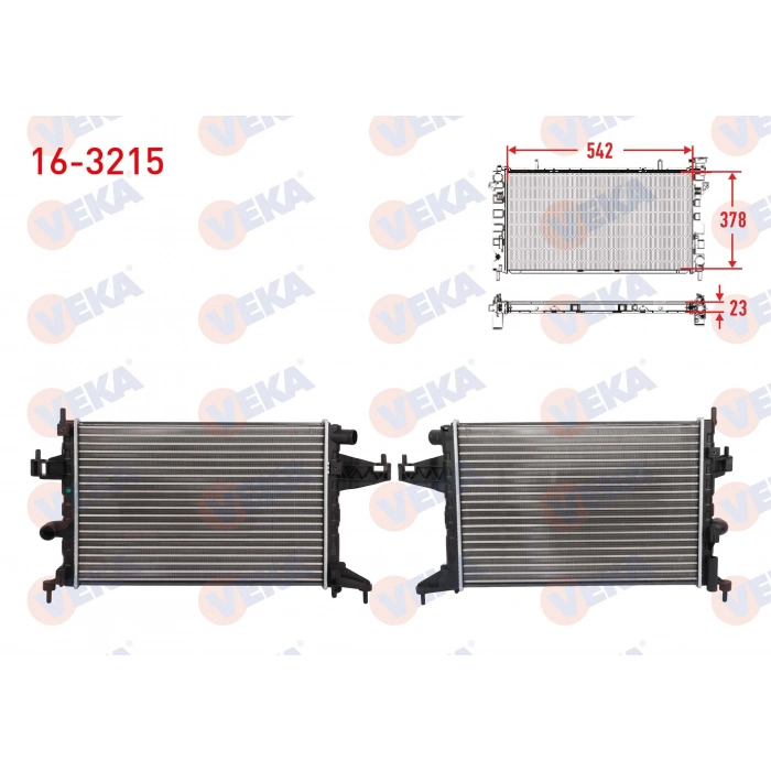 SU RADYATORU MEKANIK OPEL CORSA C 1.4 M-T 2000-2006