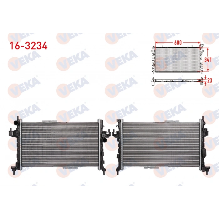 SU RADYATORU MEKANIK OPEL CORSA C 1.3 CDTI M-T 2000-2006
