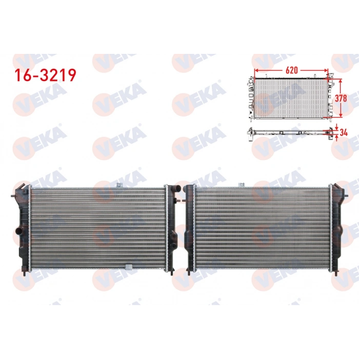 SU RADYATORU MEKANIK OPEL VECTRA A 1.6 M-T 1989-1995