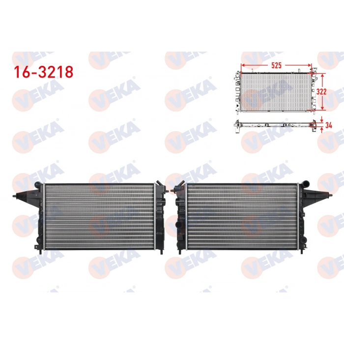 SU RADYATORU MEKANIK OPEL VECTRA A 1.4 M-T 1988-1995
