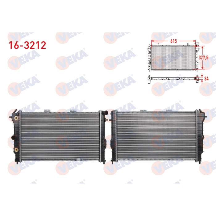 SU RADYATORU MEKANIK OPEL VECTRA A 1.6 A-T 1989-1995