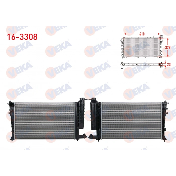 SU RADYATORU MEKANIK PEUGEOT 306 (7B,N3,N5) 1.4i SEGMANLI M-T 1993-2002