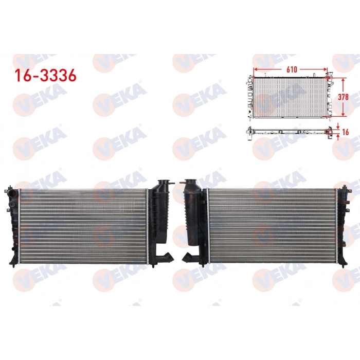 SU RADYATORU MEKANIK PEUGEOT 306 (7B,N3,N5) 1.8i A-T AC+/ 1993-2002