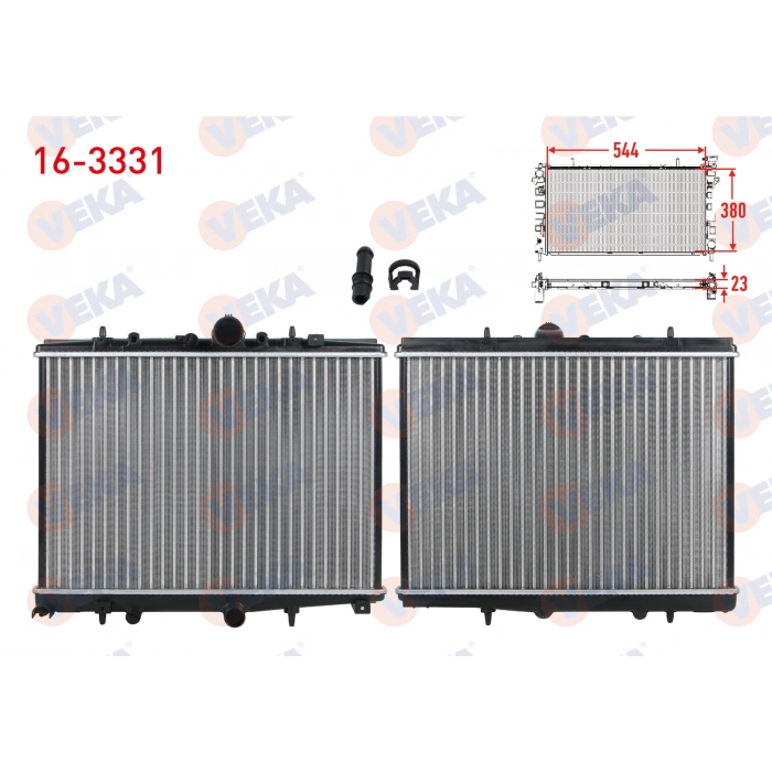 SU RADYATORU MEKANIK PEUGEOT 406 (8B) 2.0 HDI M-T AC+/- 1995-2004
