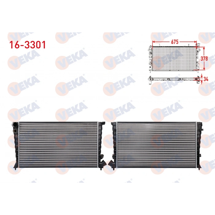 SU RADYATORU MEKANIK PEUGEOT PARTNER (5,5F) 1.9 D M-T 1996-2008