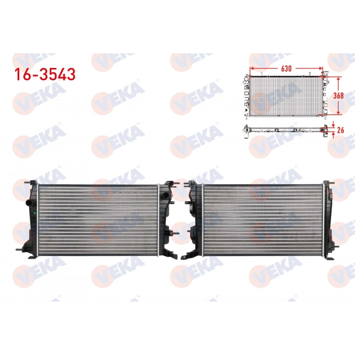SU RADYATORU MEKANIK RENAULT FLUENCE (L30) 1.5 DCI A-T/M-T AC+/- 2009-