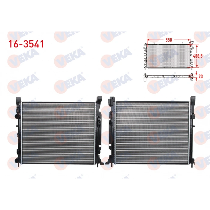 SU RADYATORU MEKANIK RENAULT KANGOO (KW0/1) 1.5 DCI 6 VITES M-T AC+ 2008-