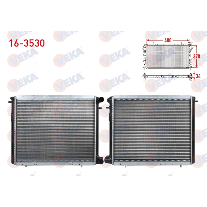 SU RADYATORU MEKANIK RENAULT R19 1.9 D M-T 1988-2001