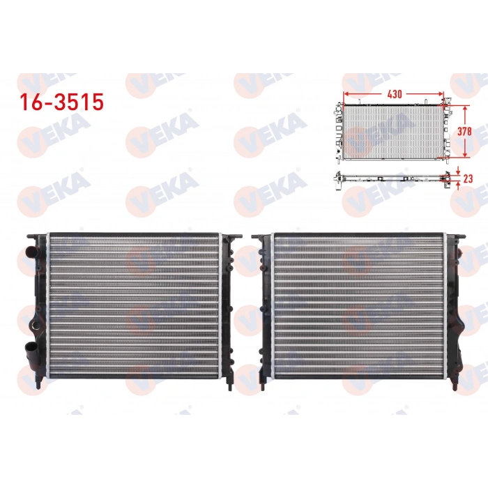SU RADYATORU MEKANIK RENAULT R19 1.4 A-T/M-T 1988-2001