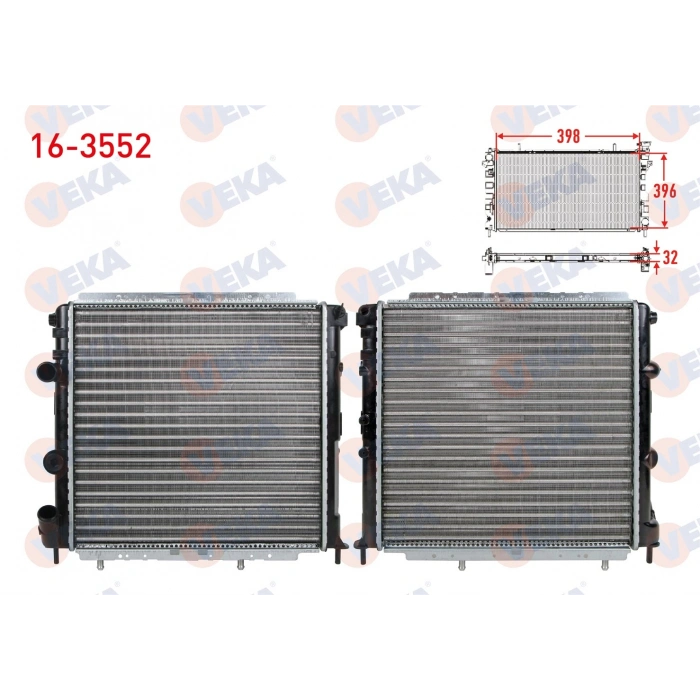 SU RADYATORU MEKANIK RENAULT R9 (L42) 1.4e ENJEKSIYONLU 1985-2000