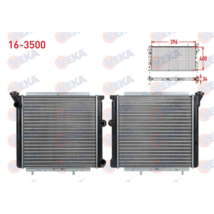 SU RADYATORU BRAZING KALINLIK 32mm RENAULT R9 1.4 - 1.6 KARBURATORLU 1985-2000