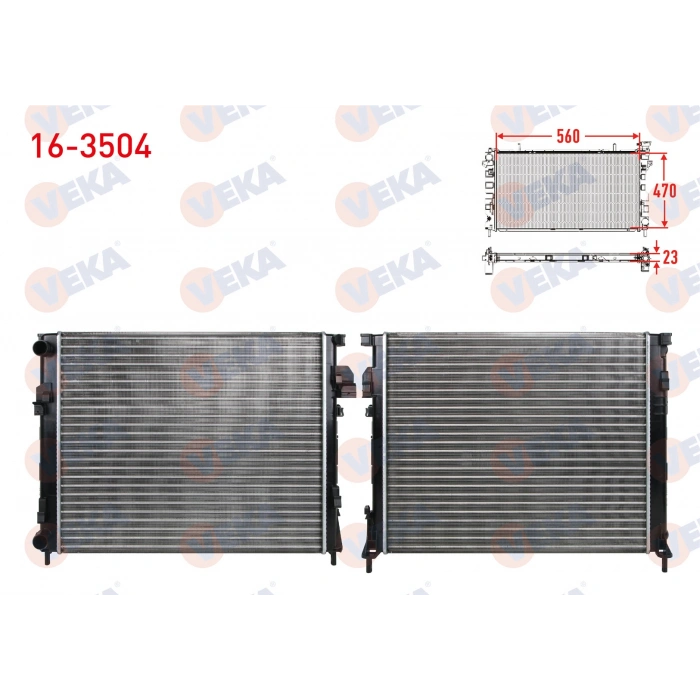 SU RADYATORU MEKANIK RENAULT TRAFIC II (FL) 1.9 DCI M-T 2001-2014