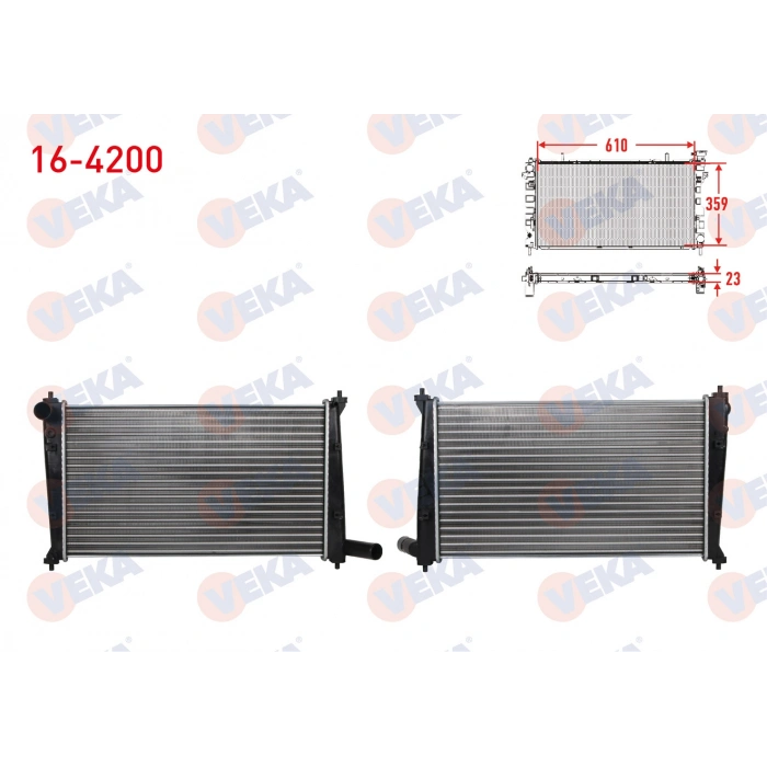 SU RADYATORU MEKANIK TATA INDICA (40_V2) 1.4 D 1998-2003