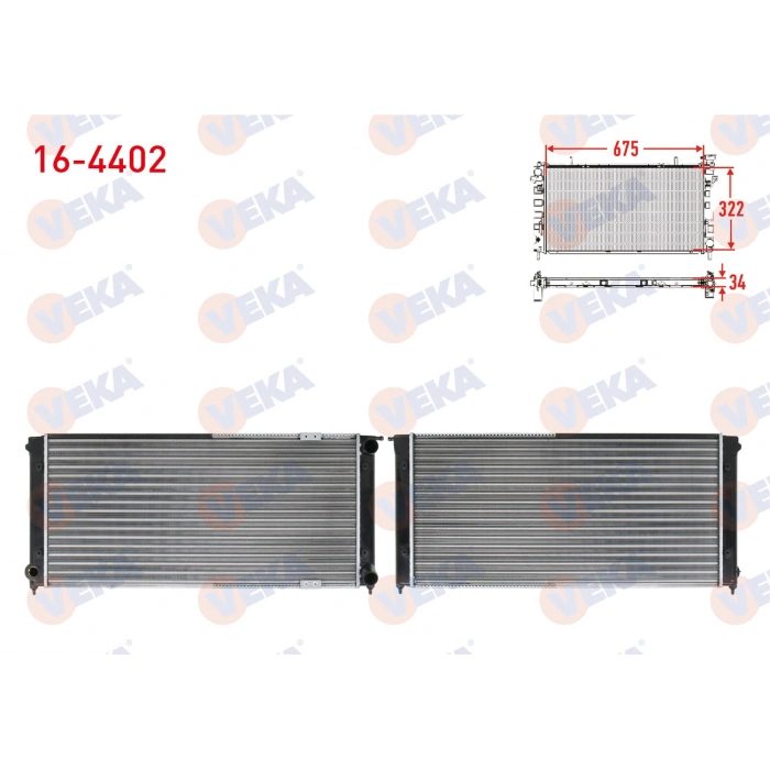 SU RADYATORU MEKANIK VOLKSWAGEN GOLF II (19E,1G1) 1.6 TD M-T 1983-1992